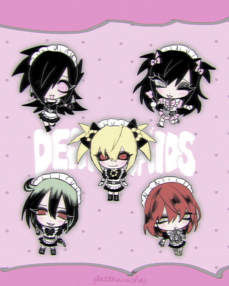 ちびdeathmaids ᴖ ̫ᴖ