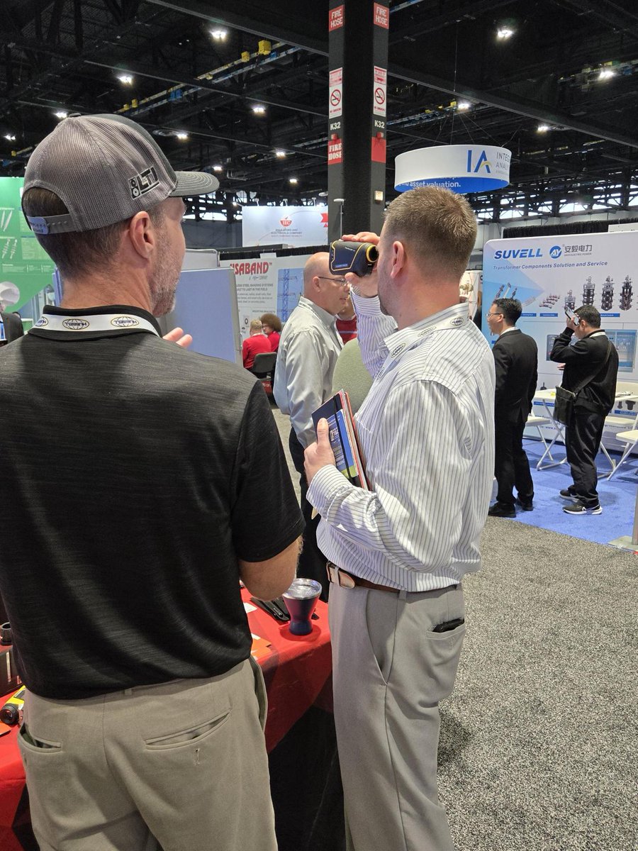 LaserTechInc_'s tweet photo. Enjoy a few sights from the 2026 IEEE PES T&amp;D Conference, happening now in Chicago, IL 📸

This Utilities expo wraps up today, but attendees can still visit booth 3967 to meet our team and get a hands-on with our versatile, professional-grade laser rangefinders.

#MadeToMeasure https://t.co/efmvnBx9TW