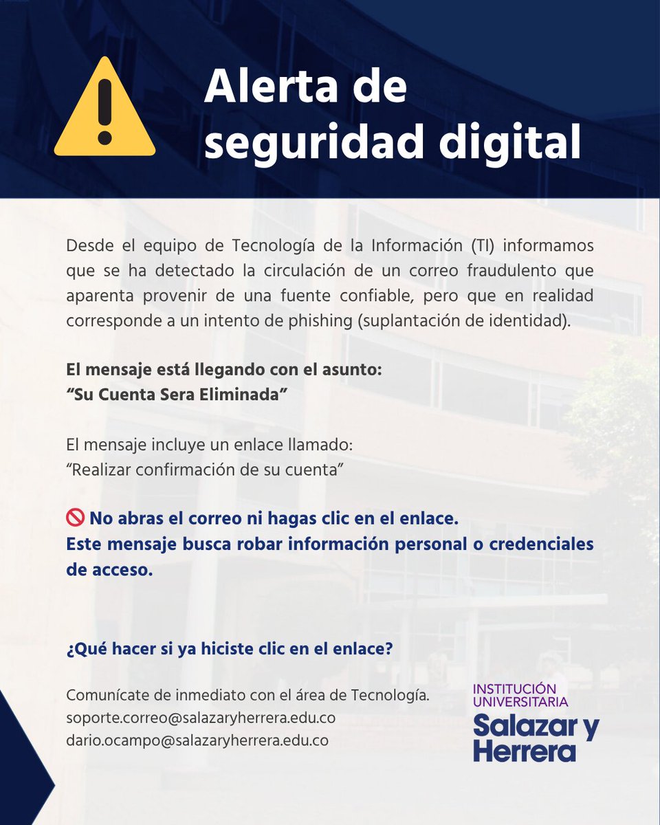 Institución Universitaria Salazar y Herrera tweet media