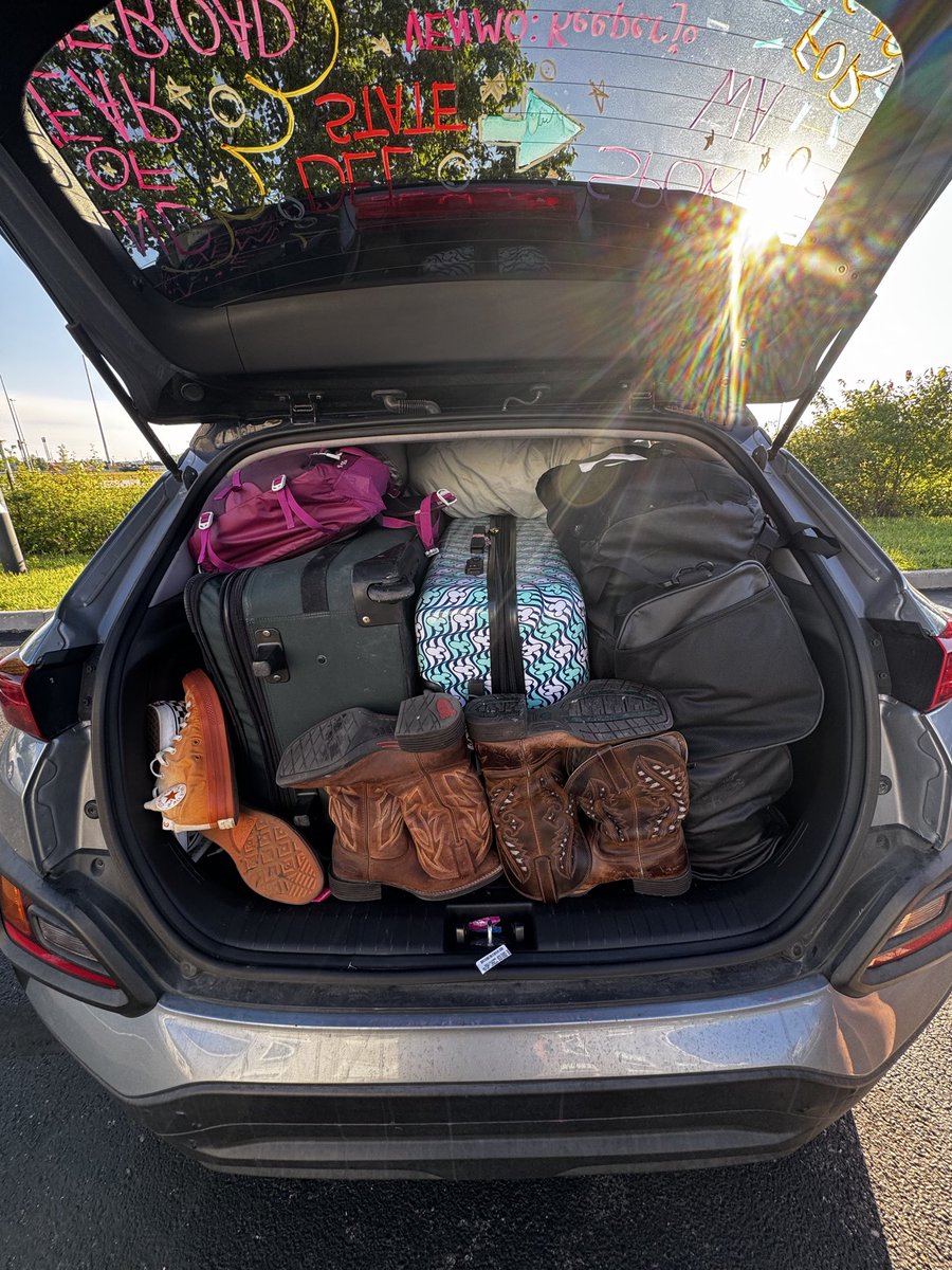 2025GKMH's tweet photo. Freshman year DONE — and we’re driving cross‑country from Delaware to Washington!
Two college athletes, one tiny car, 2,700 miles, and unlimited chaos.
If you want to support the journey (or just keep us alive on gas), we love you forever 🤪❤️
Venmo/CashApp: keeperjo
Follow along — we’re posting updates the whole way.

@_KeeperJo_ @DSUHornets @ImCollegeSoccer 

#CollegeLife #RoadTripUSA #CrossCountry #FreshmanYear #SummerBreak #TravelTok #CollegeAthletes #ThursdayVibes #SupportSmallJourneys
