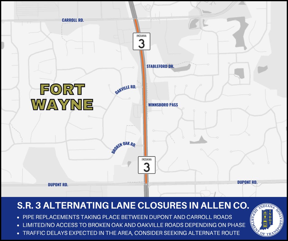 INDOT Northeast tweet media
