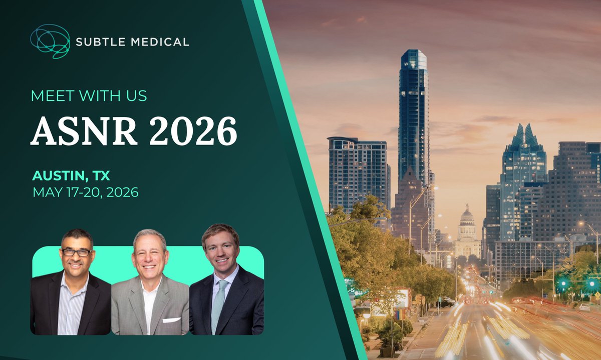 Subtle Medical, Inc. tweet media