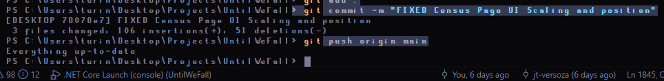 Hardcode_Life's tweet photo. add -> commit -> push with no error
my kind of good news at the end of the day, honestly π
#UntilWeFall #GameDev
https://t.co/rSUDjYPq5X https://t.co/fZMUCZqvB2