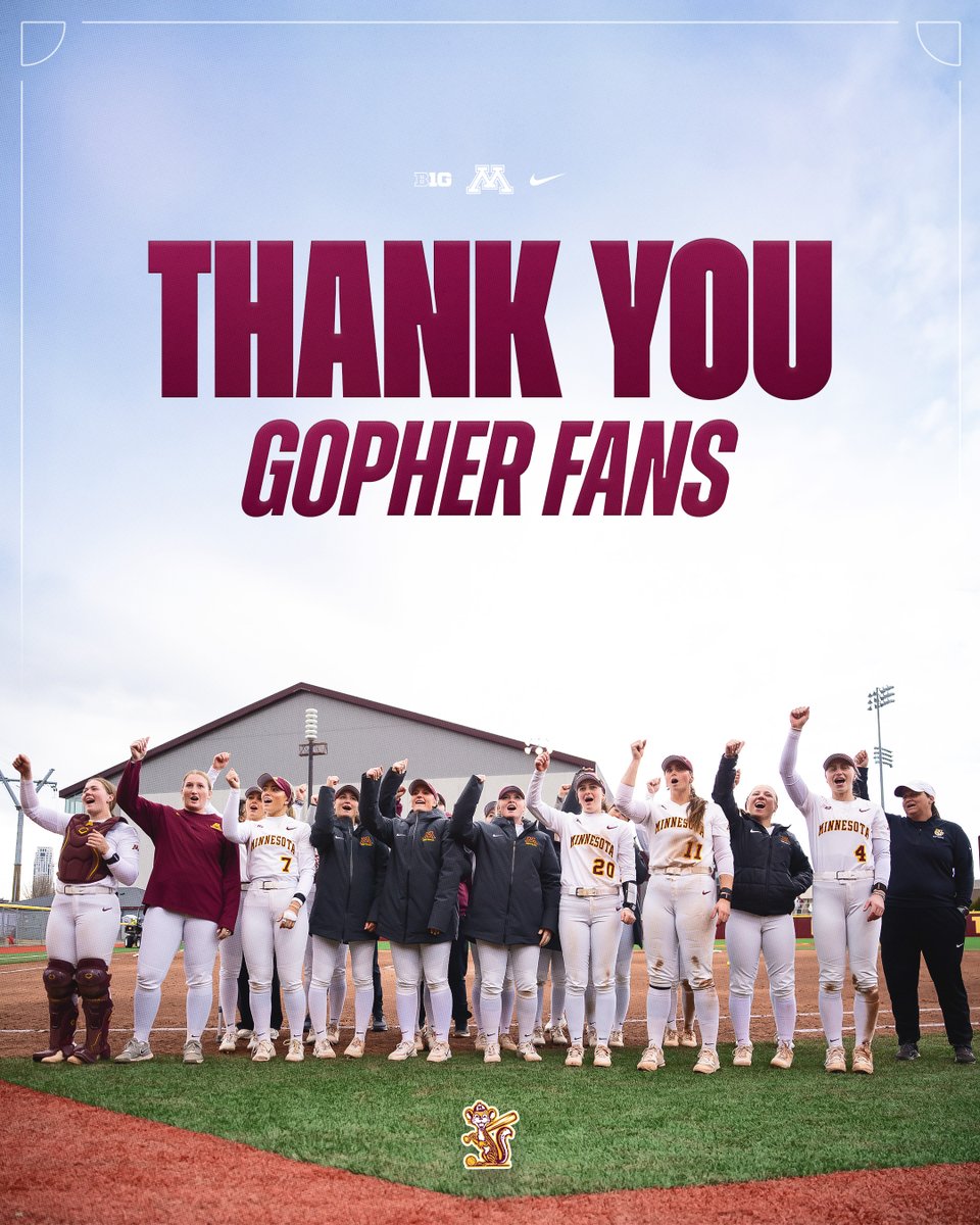 Minnesota Softball tweet media