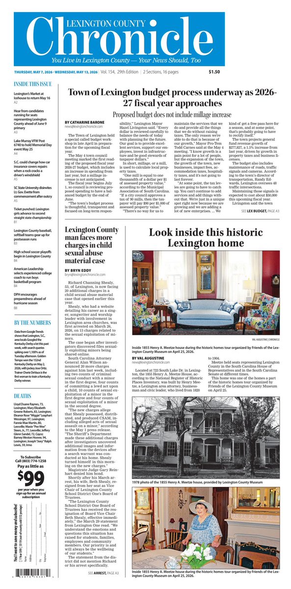 Lexington County Chronicle tweet media