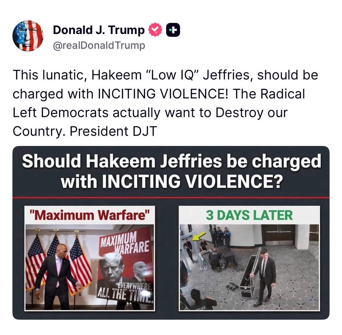 Hakeem Jeffries tweet media