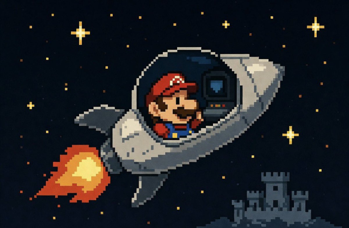 Pixel Mario Coin tweet media