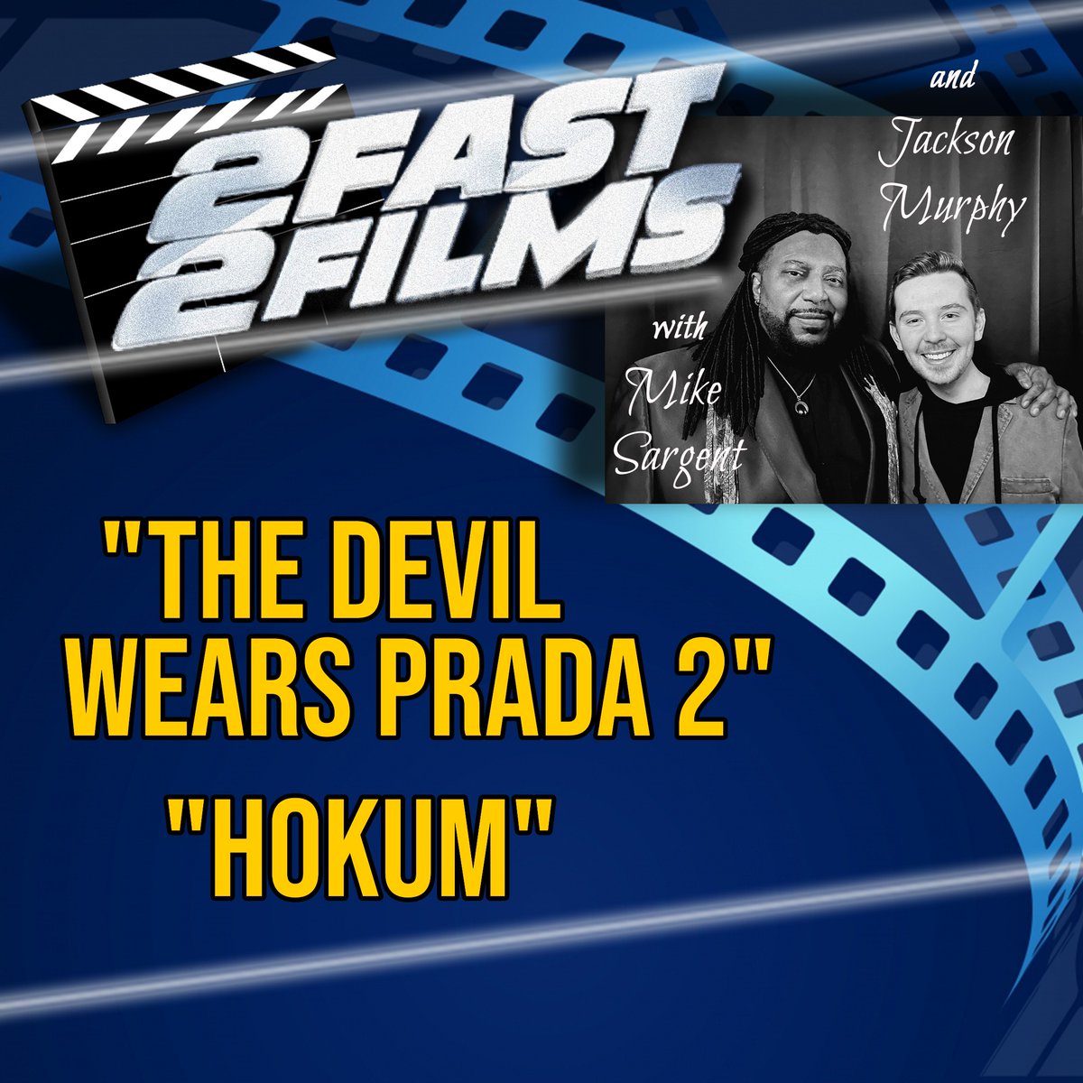 LCJReviews's tweet photo. I review #TheDevilWearsPrada2 and @Mikeonscreen has his thoughts on #Hokum on this new @2Fast2Films Podcast episode: https://t.co/6Jw69k3fhQ https://t.co/iTbeaxboaY