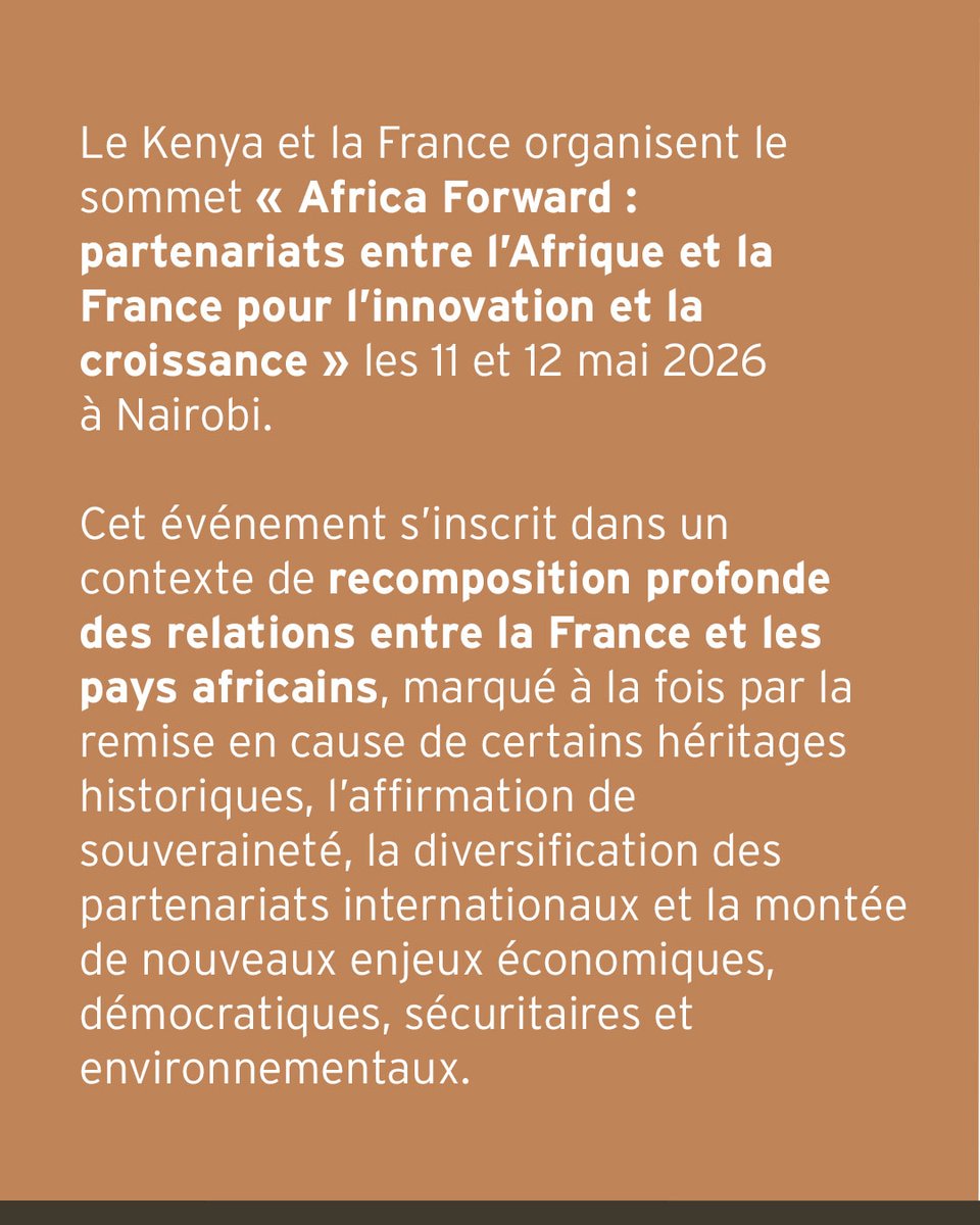 InstitutIRIS's tweet photo. 🌍 Africa Forward : pour un renouveau des relations entre les pays africains et la France ?

🔎Consulter le dossier d'archives de l'IRIS en lien avec ce dossier : https://t.co/OJvyBDC7tH https://t.co/N23lSerjE6