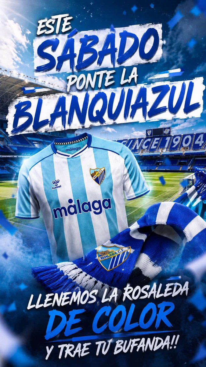 LEGIA 🇪🇸 Málaga 🤍💙 tweet media