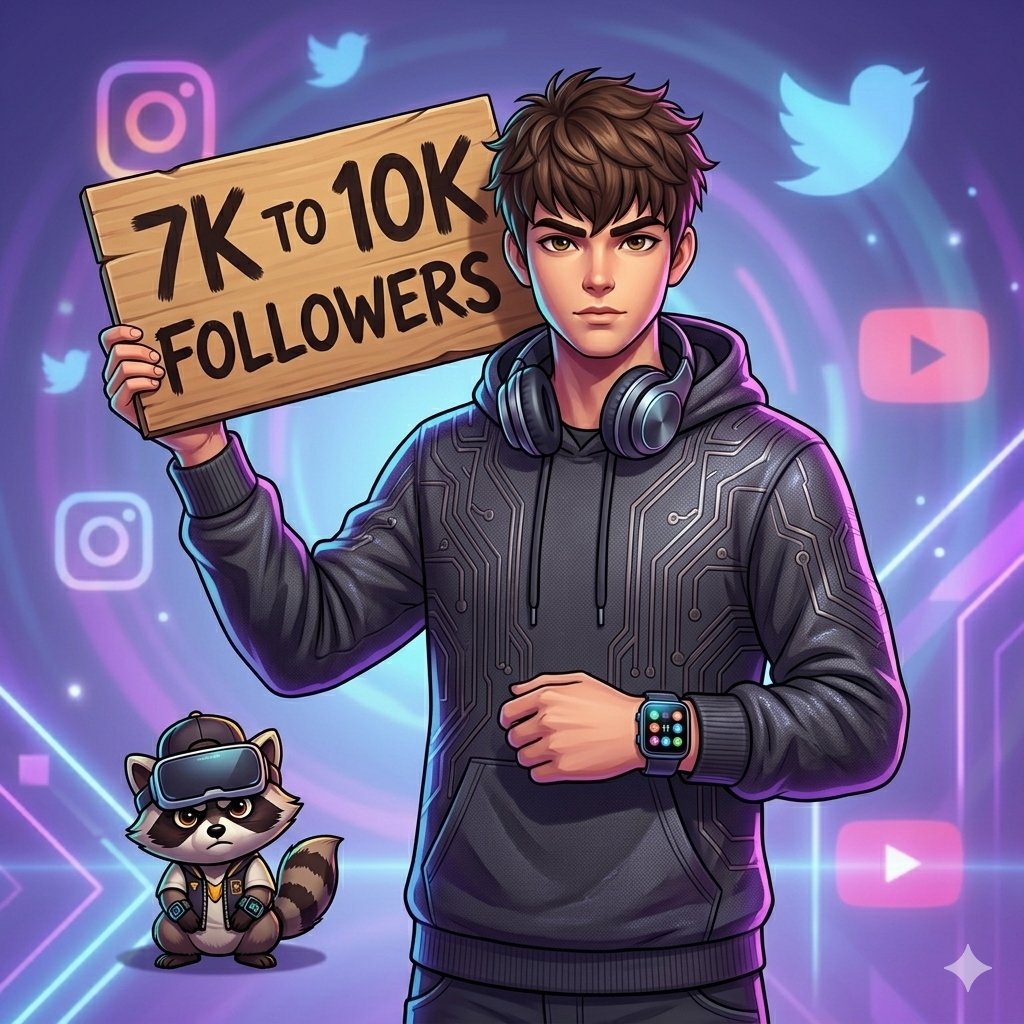 Want 7k to 10k followers?

Drop: boost 💪 

Repost and comment let be mutual