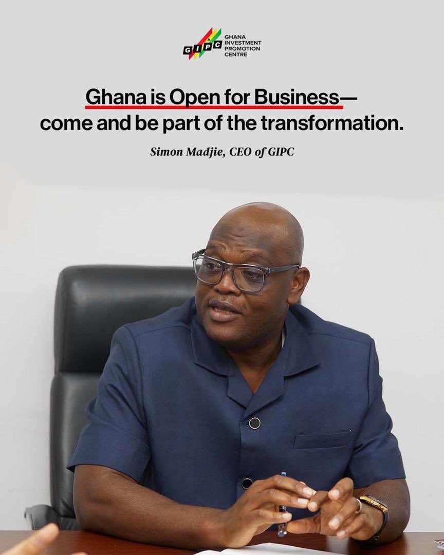 gipaghana's tweet photo. From bold reforms to investor-friendly policies, Ghana is creating the space for businesses to grow and thrive.

Talk to us today and unlock your next big opportunity!

#InvestInGhana #OpenForBusiness #GIPC #GhanaRising #AfricaInvestment https://t.co/Trrx3FPIfC