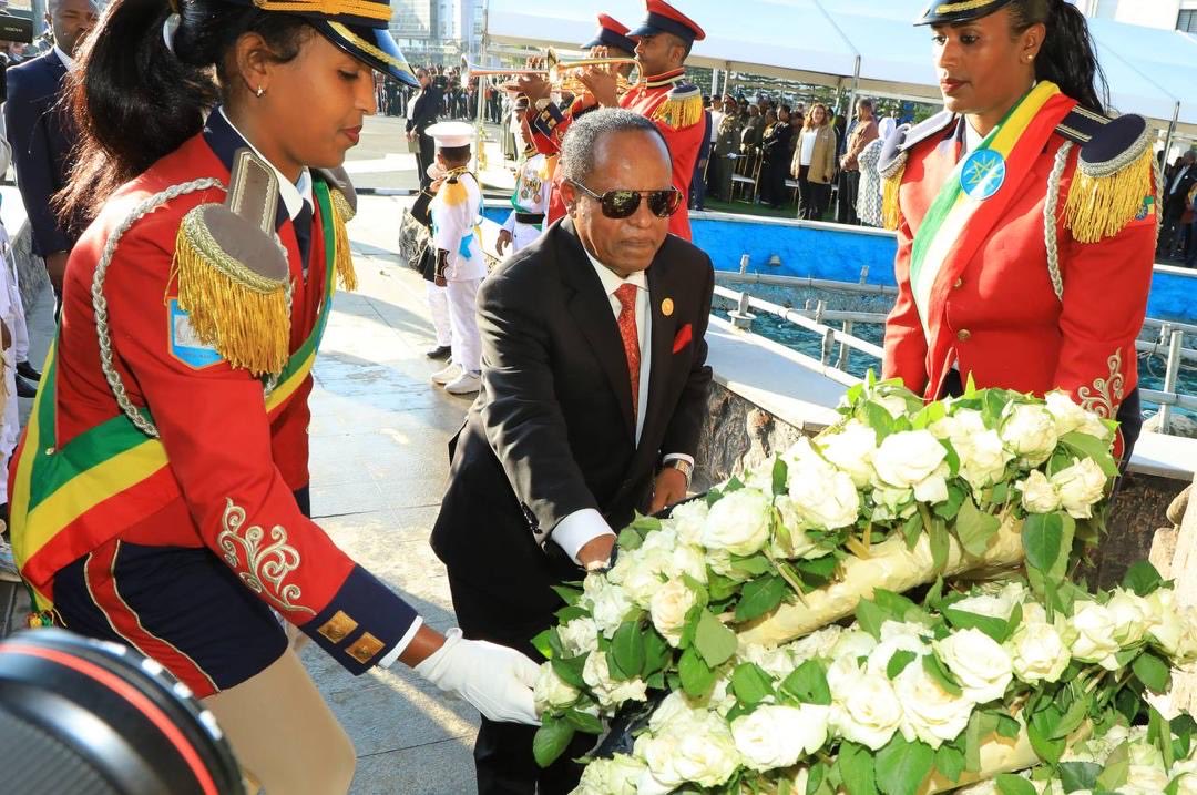 TayeAtske's tweet photo. Ethiopia commemorated the 85th Victory Day on May 5, 2026. A day where our barefoot legends with bandolier triumph over well armed fascism. Ethiopians from all walks of life take pride in being part of the world wide movement which corrected a vicious and cruel historical wrong. https://t.co/co1cgjCubQ