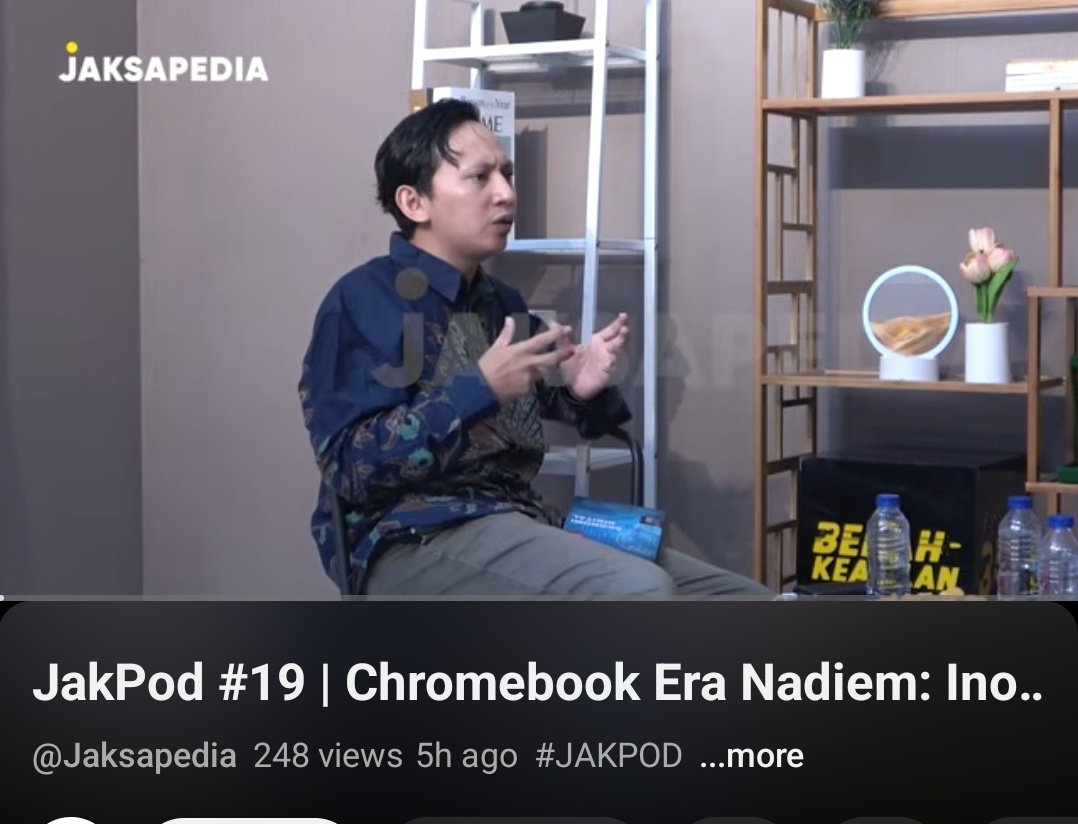 ...Baru selesai nonton.

Terlalu gila. Banyak yg mindblowing.

Jadi kuatir keselamatan <a href="/zanatul_91/">Iman Zanatul Haeri</a>

Wawasannya tentang kasus megakorupsi chromebook berpotensi mengancam nyawanya.

Makin yakin Nadiem harus dihukum seumur hidup+Ibam min 20thn.

18 poin alur menit:

1. 11-12

Data