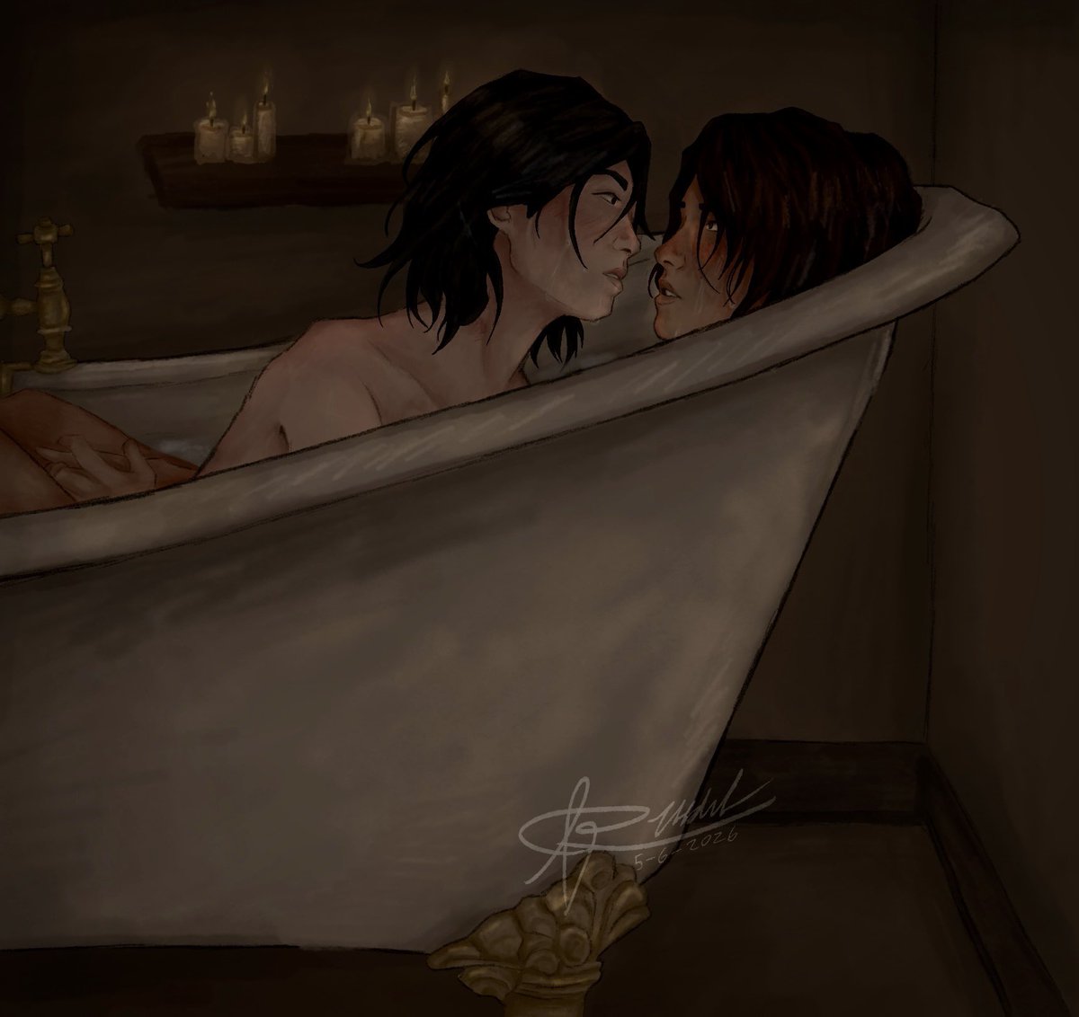 Sharkie_art's tweet photo. Imagine if they kissed..
#samlara #sssendurance https://t.co/MHCgjQRd9p