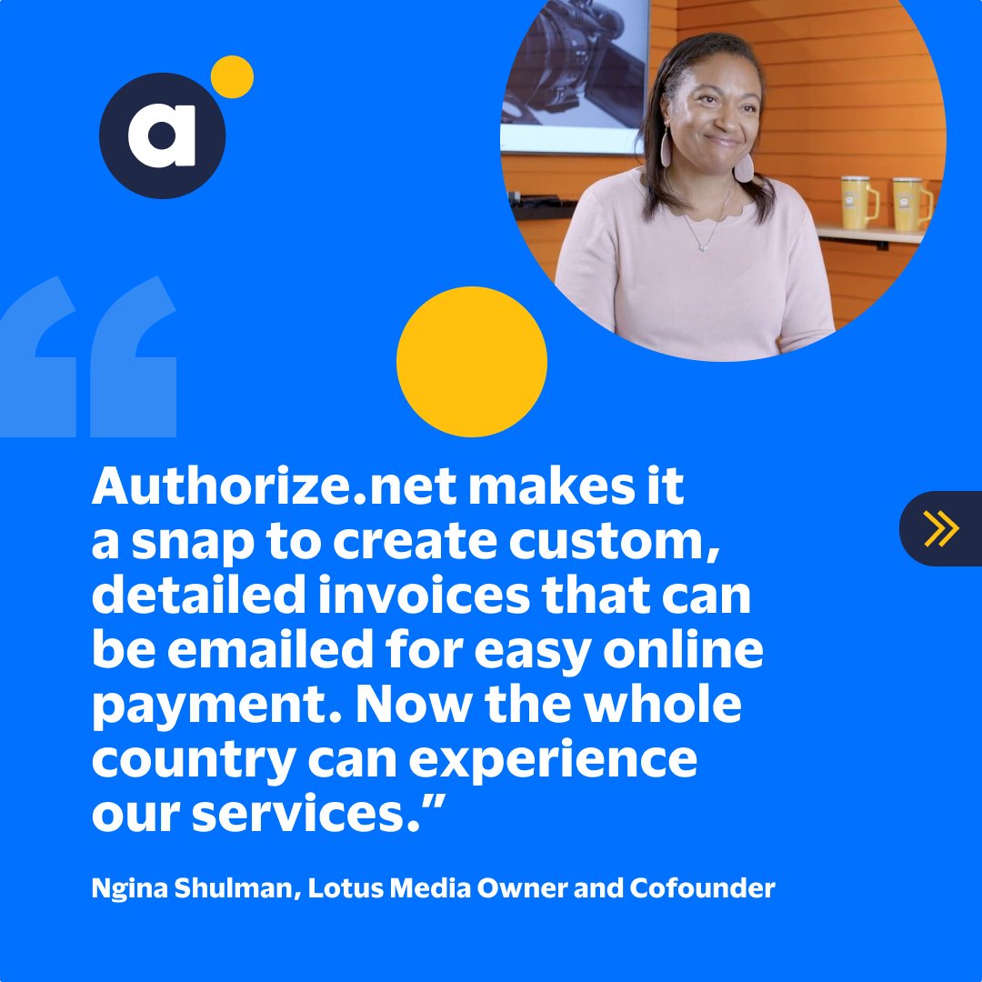 Authorize.net tweet media