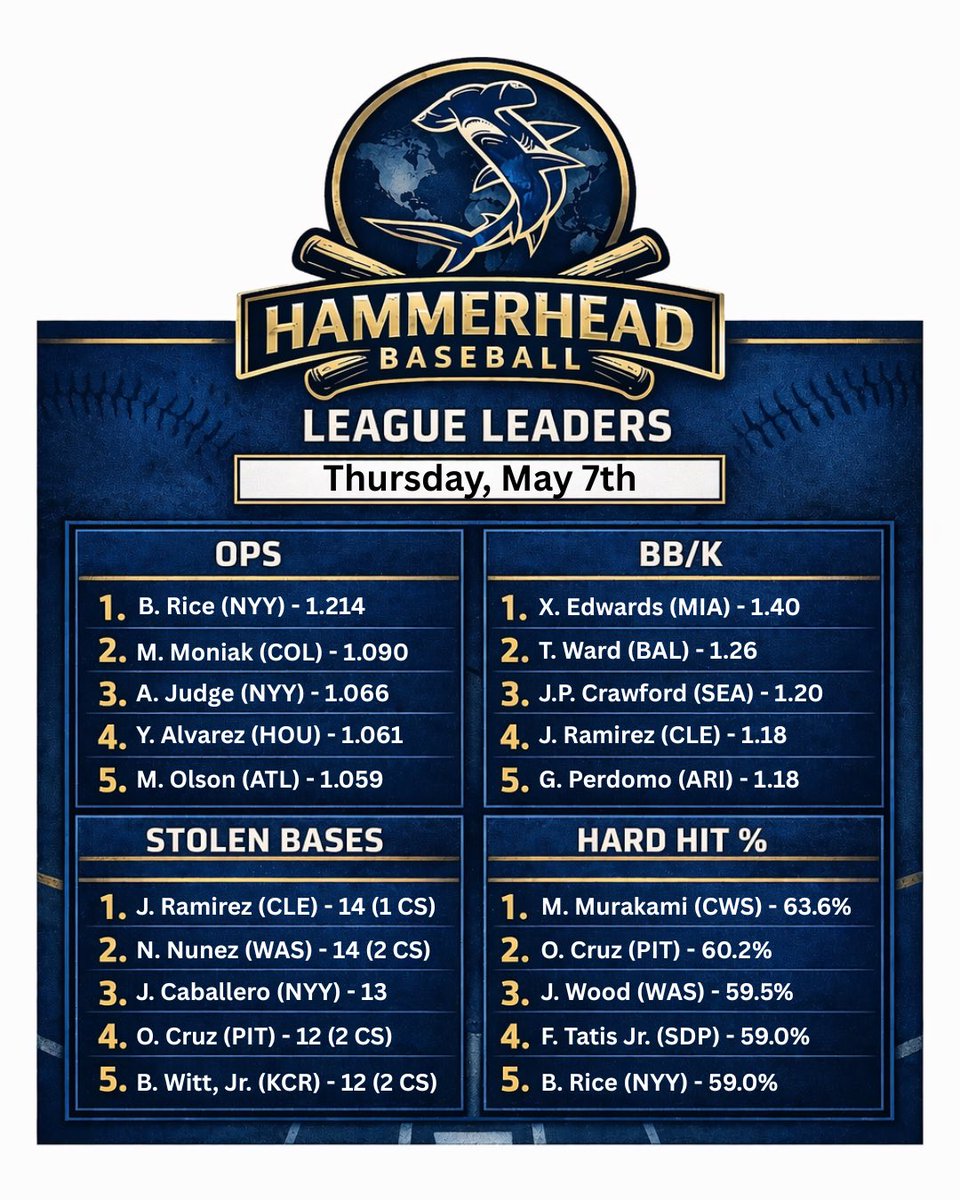 Hammerhead Baseball tweet media