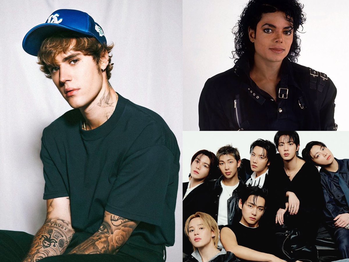 Artists with most songs charting on Spotify Global currently:

#1. Justin Bieber — 15 songs
#2. Michael Jackson — 14 songs
#3. BTS — 13 songs