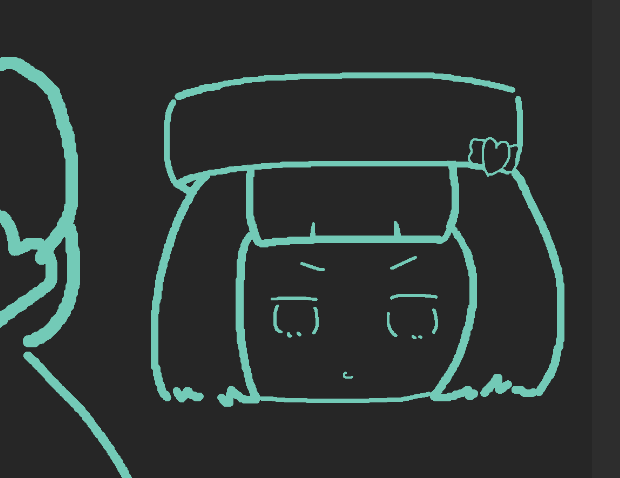 落書き中