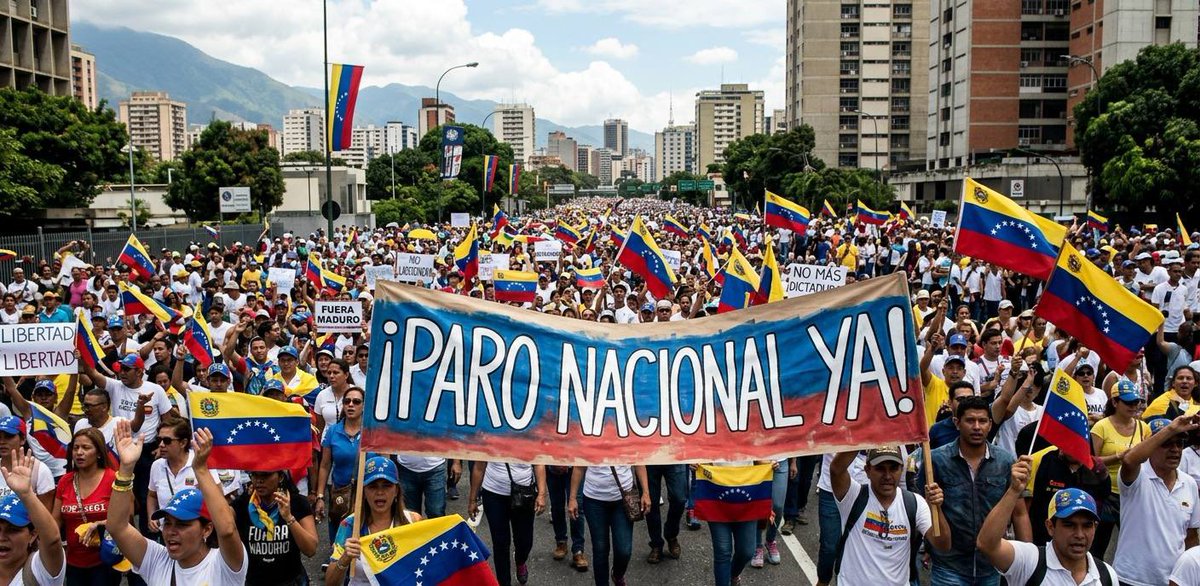 Vamos a organizarnos, sin esperar por políticos. 

Pueblo venezolano, la crisis la vives tú. 

¡PROTESTA Y PARO NACIONAL YA!