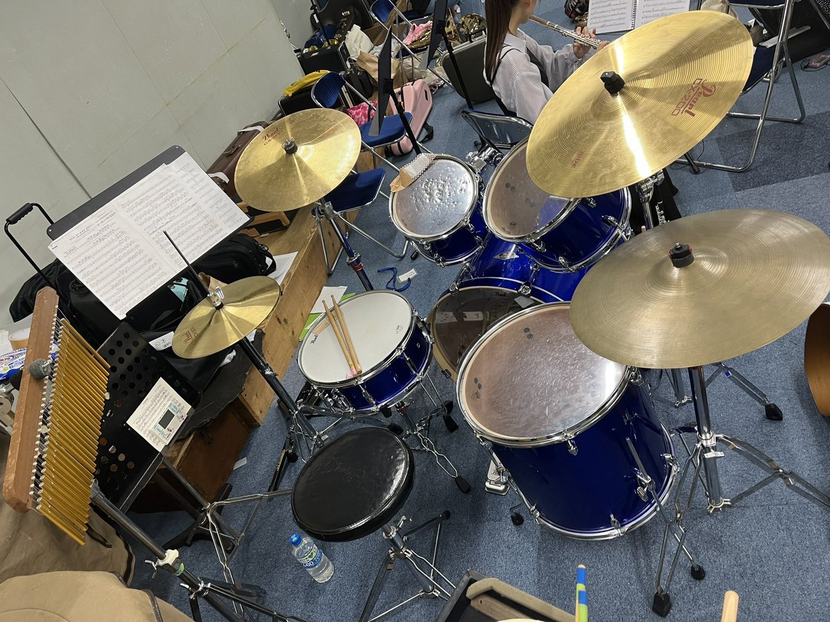 青い装飾模様のパーカッション楽器 楽天市場】l（カラーブルー）（パーカッション・打楽器｜楽器・音響