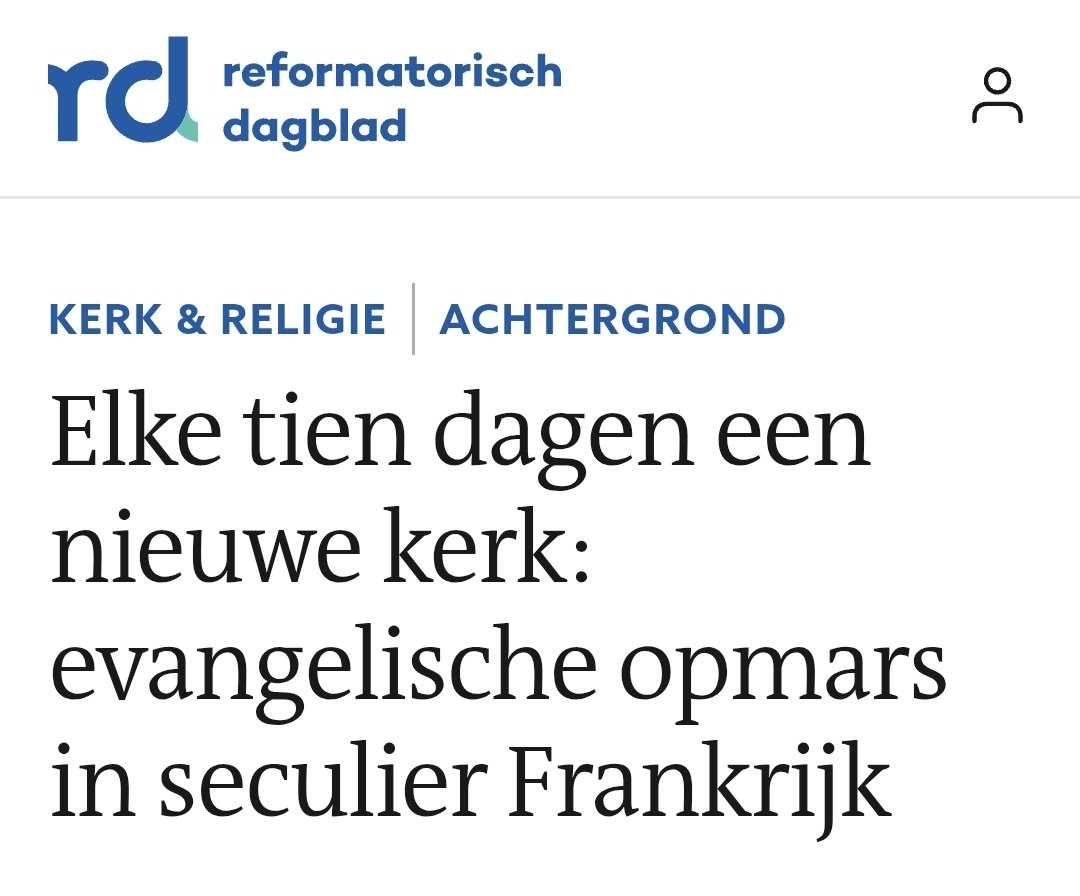In het meest seculiere land van Europa gebeurt iets bijzonders.

Elke tien dagen opent er een nieuwe evangelische kerk.
En velen die binnenkomen? Ex-moslims!

Vooral veel Noord Afrikanen, vaak geboren in de banlieues, die dromen van Jezus krijgen, de Bijbel lezen en voor het