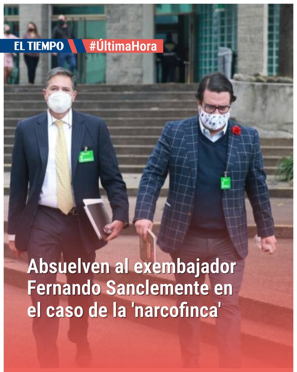 La justicia ⚖️ de Colombia es una mi💩a completa!!!!

Absolver a un narco embajador como Sanclemente ,es una BURLA AL PAIS y al estado social de DERECHOS!!

Es hora claramente de convocar la CONSTITUYENTE y cambiar RADICALMENTE LA JUSTICIA desde las altas CORTES,hasta los jueces.