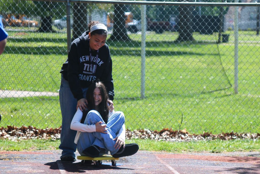 NPSD_MS's tweet photo. Last week our seventh graders took part in the annual Olympic Simulation. From racing a "marathon" to riding "chariots," they got a hands on glimpse of what the ancient Olympic Games were like. https://t.co/OebyyOMNiY