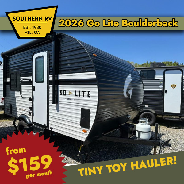 SouthernRV_GA's tweet image. Check out this tiny toy hauler! Now available at our Cumming store, this little pre-owned 2026 Wayfinder RV Go Lite Boulderback is ready for action!

See the listing: southernrv.com/product/used-2…

SouthernRV.com
770-477-0552

#SouthernRV #Wayfinder #ToyHauler #Camping #GoRV