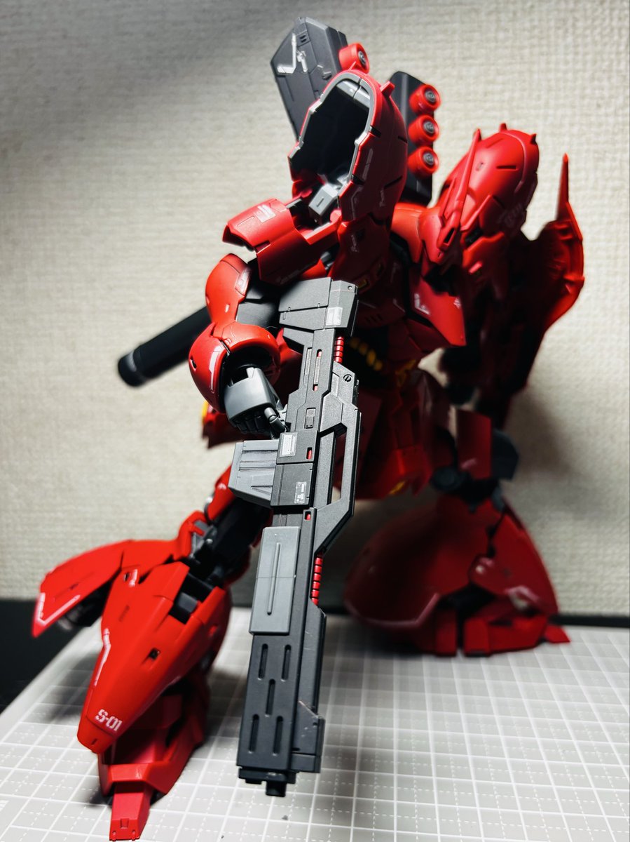 andy_anby's tweet photo. RGサザビーも作りました！
思った通り、かっこえー🤩

#ガンプラ　#ガンプラ好きと繋がりたい https://t.co/Q6dvbUYOJB