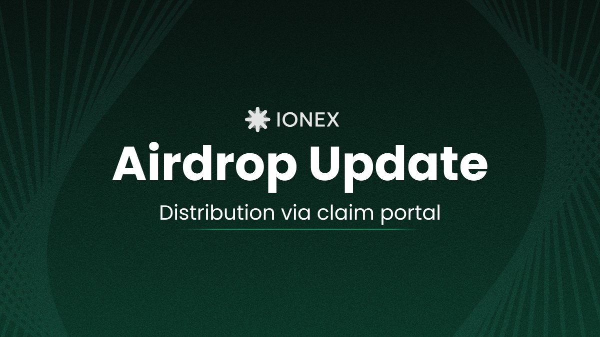 IonexTrade's tweet photo. Airdrop update:

To ensure a smoother and more reliable distribution process, $INX will be available to claim on the Ionex dApp. 
Same allocation. Same pro-rata distribution.

Claim opens May 08

More info → Discord https://t.co/0eI9i7m4tr