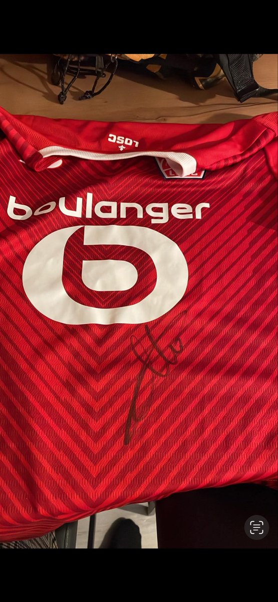 LrClment1's tweet photo. @Evanrelscars Et toujours la maman qui travail à la mairie de Lille et qui avait fait signer ce maillot par Hazard lorsqu’il avait reçu la médaille d’or de la ville https://t.co/ps1VzRDEpn