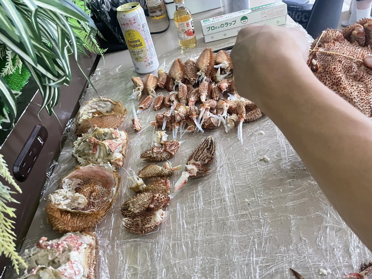 身をホリダーしただけだけどかに工場楽しかった笑