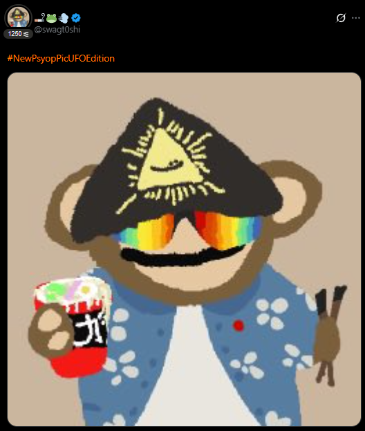 nayver's tweet photo. The Bitcoin Puppets pfps are making a comeback.🔥

If you own a Puppet, change your X pfp and wear it with pride! 🌈

This is the undisputed face of Bitcoin assets. 🌚

Oh... wp btw 🌍☮️ https://t.co/5fARhKVKJ0