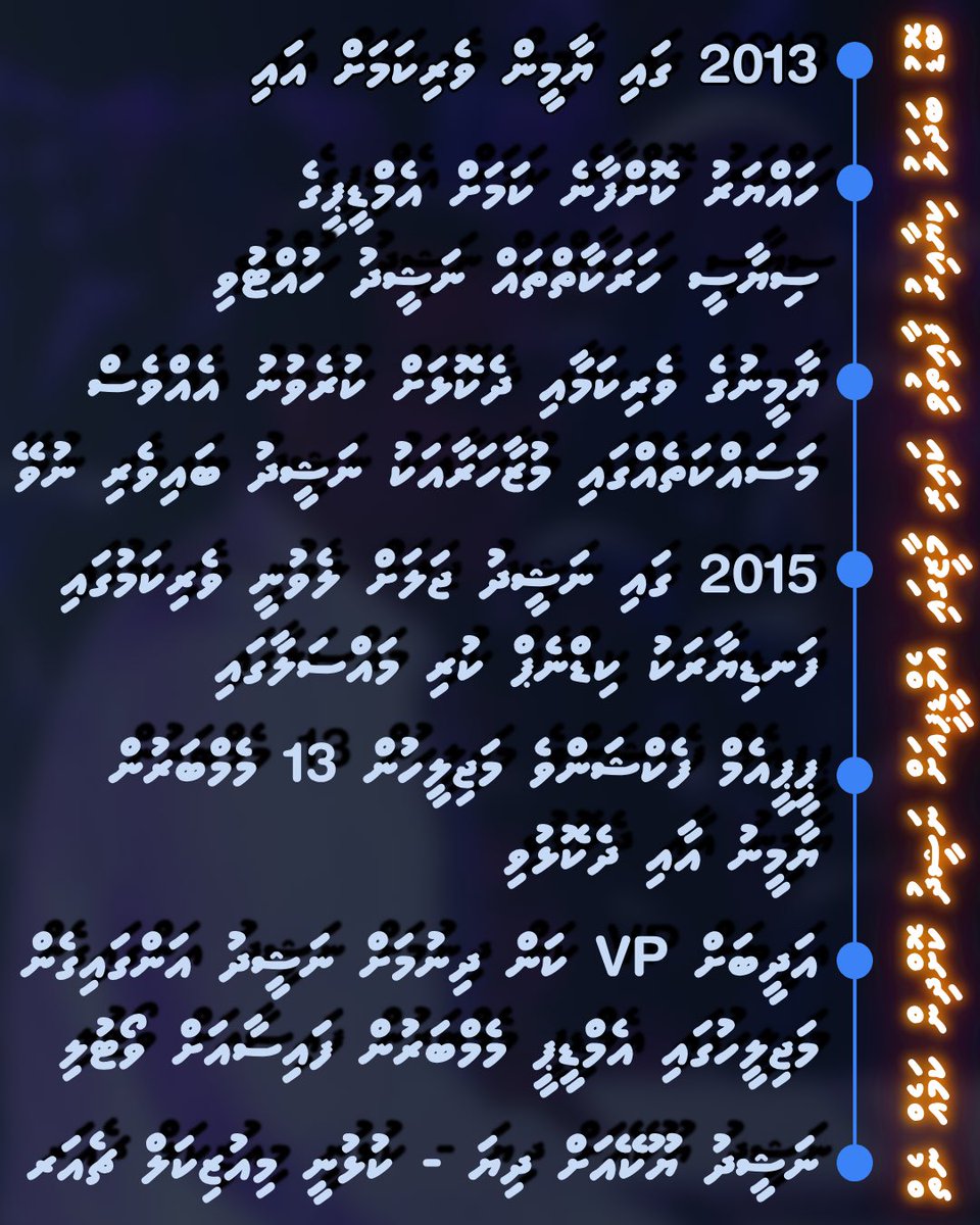 މީ ސަތޭކައިގެ ވާހަކައެއް. ނަޝީދުތީ މާ ވަރުގަދަ މީހެއް ނަމަ އެކަން 2013 އިން 2018 އަށް ފެނުނީސް. އެމްޑީޕީ މެމްބަރުން ކުރި ހިއްވަރުން ވެރިކަން ބަދަލުވީ. ތިބުނާ ނަޝީދު ކުރި މުޒާހަރާއެއް ކުރި މަސައްކަތެއް ޒައީމް ފެކްޝަނުން ކޮންމެވެސް މީހަކު ކިޔާ ދީބަލަ.