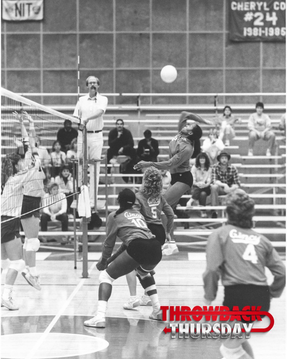 GoBearcatsVB's tweet photo. 𝐓𝐡𝐫𝐨𝐰𝐛𝐚𝐜𝐤 𝐓𝐡𝐮𝐫𝐬𝐝𝐚𝐲 ⏮️ 

Between 1984–87, Sonja Jackson became the first Bearcat in program history to join the exclusive 1,000 career kills / 1,000 digs club. In the decades since, only eight other Bearcats have managed to follow in her footsteps. 👏 

#Bearcats https://t.co/rZVt5mZDDN