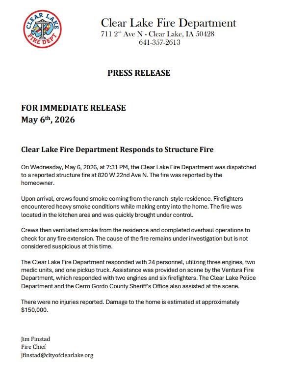 Clear Lake Fire Department (@ClearLake_Fire) / Posts / X