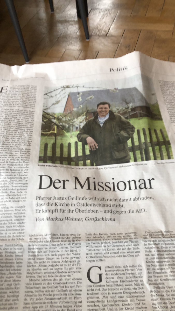 Toepelmann's tweet photo. Der Traditionsabbruch im Westen ist weit schlimmer. Welche Kasualien finden denn statt, wo noch alle einer Kirche angehören. FAZ heute. https://t.co/Zhmmkkh8HM
