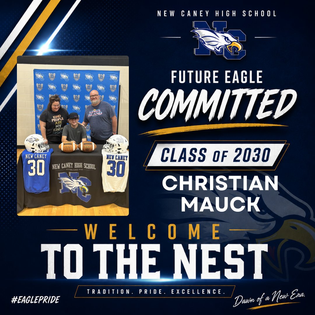NCEagleFootball's tweet photo. Welcome to the family! 🦅 https://t.co/30IurPzfMX