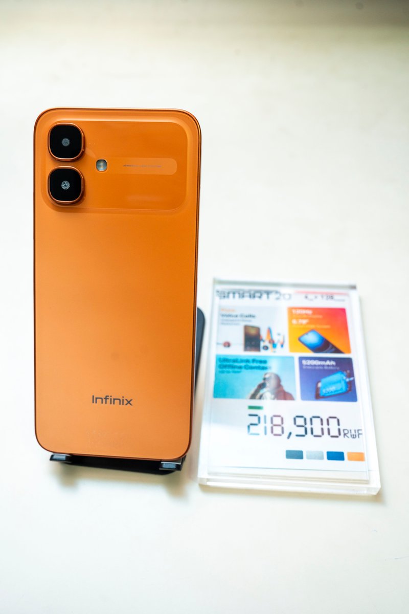 TmanGideon's tweet photo. MTN Rwanda, in partnership with Infinix, has officially launched the SMART 20 smartphone, bringing a new level of performance, durability, and accessibility to Rwandan consumers. @MTNRwanda @Inyarwandacom https://t.co/zLbKGAHrXZ