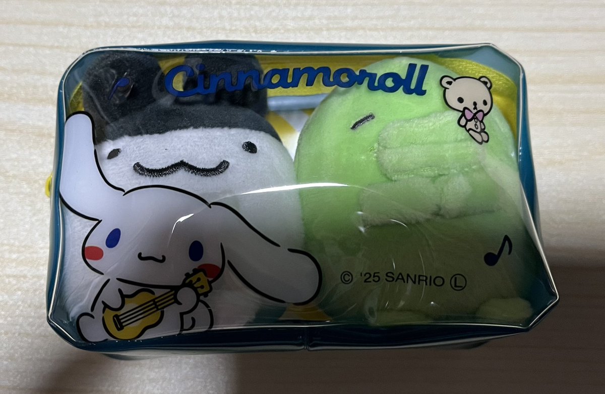 シールじゃないけど今日はぬいにシンデレラフィットのポーチをゲット