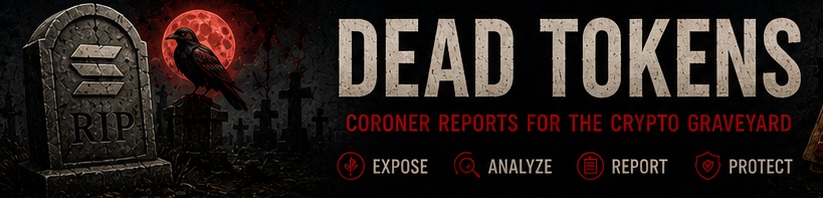 Dead_Tokens's tweet photo. Most people only see the chart after it dies.
We look for the fingerprints.

🪦DeadTokens Autopsy Series 🪦 
@blackbox_farm was built around one core belief:

• Crypto has hands.
• Wallets leave patterns.
• And very few “random” token deaths are actually random

🌐  https://t.co/c8ebeIJkmP

The DeadTokens autopsy series exists to dissect collapsed projects AFTER the bloodbath and reconstruct exactly what happened:

• Who funded the launch
• Who controlled supply
• Which wallets were coordinated
• Whether insiders bundled the curve
• When the exits began
• How retail became exit liquidity
• Where the money moved afterward

We are not interested in “vibes.”
We are interested in evidence.

Every Autopsy 🪦 feeds intelligence back into the broader @HoldersIntel ecosystem:

• wallet reputation systems
• sniper relationship mapping
• rug-pattern classifiers
• dev-wallet family tracing
• coordinated launch detection
• behavioral blacklists
• forensic scoring models

The goal is larger than documenting dead charts.

The goal is building systems capable of identifying coordinated behaviour BEFORE the next collapse happens.

The $GPT autopsy was not “just another rug.”

It was a textbook forensic specimen:

• atomic launch sniping
• concentrated insider control
• timed distribution
• synchronized exits
• post-rug laundering patterns

A perfect corpse to study.

Every dead token leaves evidence.
We intend to catalog all of it.

🪦 DeadTokens   
Powered by @blackbox_farm & @HoldersIntel