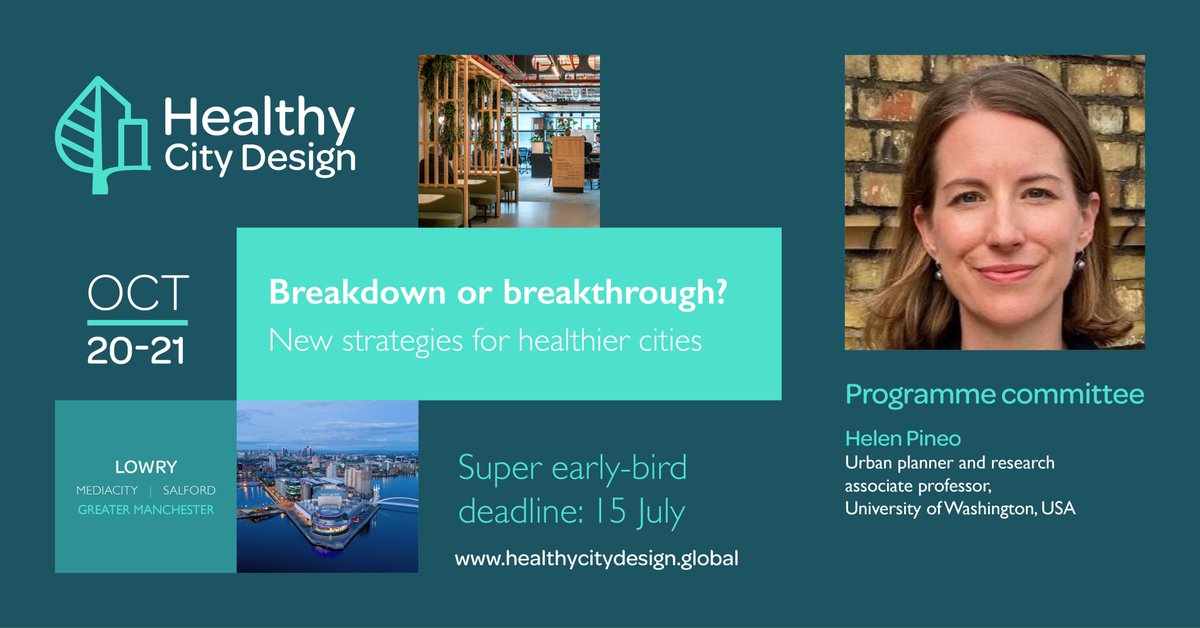 Healthy City Design 2026 International Congress tweet media