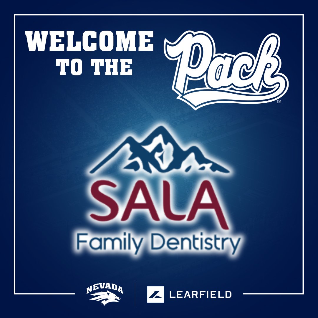 Nevada_WPSP's tweet photo. @Nevada_WPSP  is excited to welcome Sala Family Dentistry to the @NevadaWolfPack  sponsor family!

Sala has built a strong reputation in Northern Nevada for delivering high-quality, patient-focused care, and we’re proud to partner with a fantastic local business. #GoPack https://t.co/NyM8XWXzCK