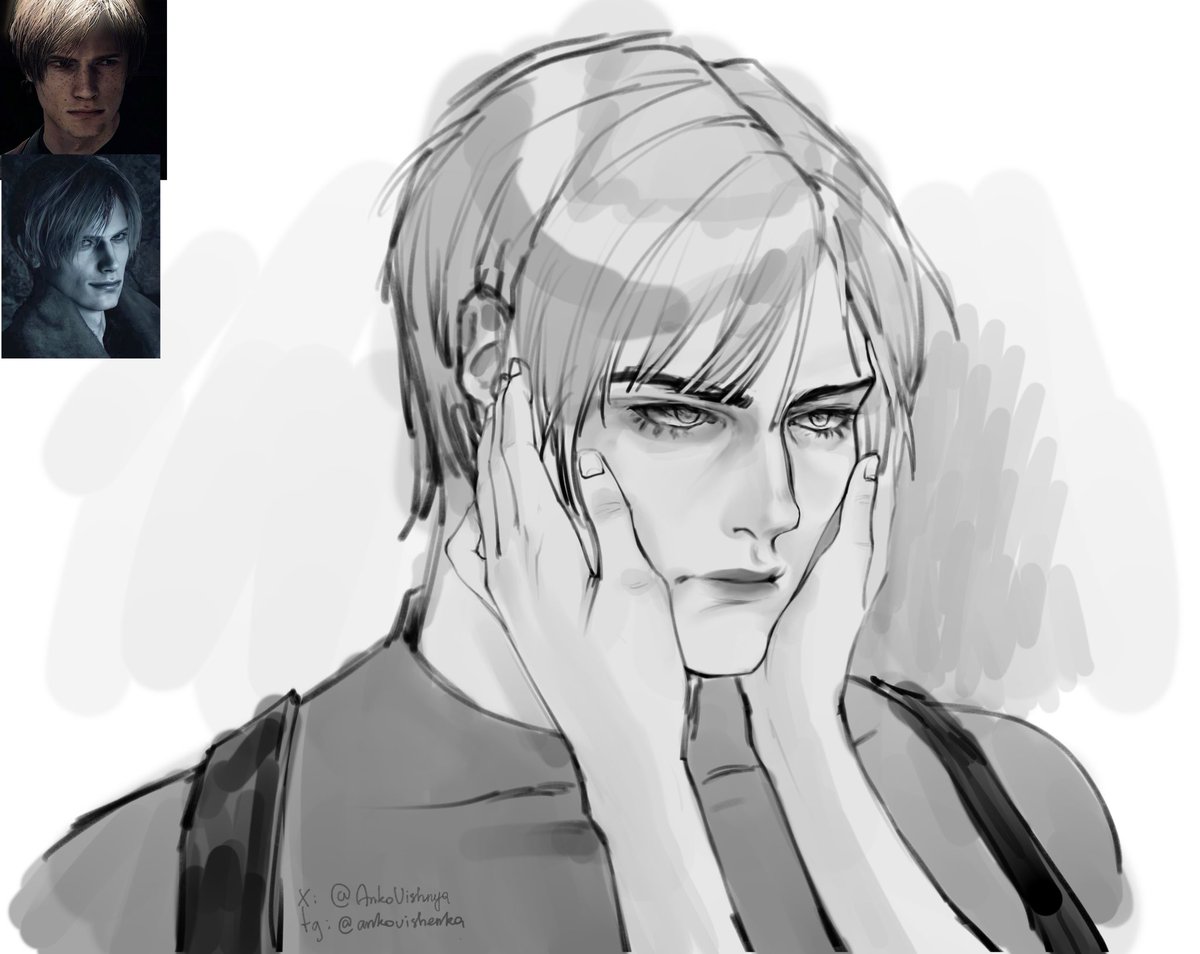 AnkoVishnya's tweet photo. Лев Канада

#art #sketch #LeonKennedy #ResidentEvilRequiem https://t.co/f7bpk2Ln4B