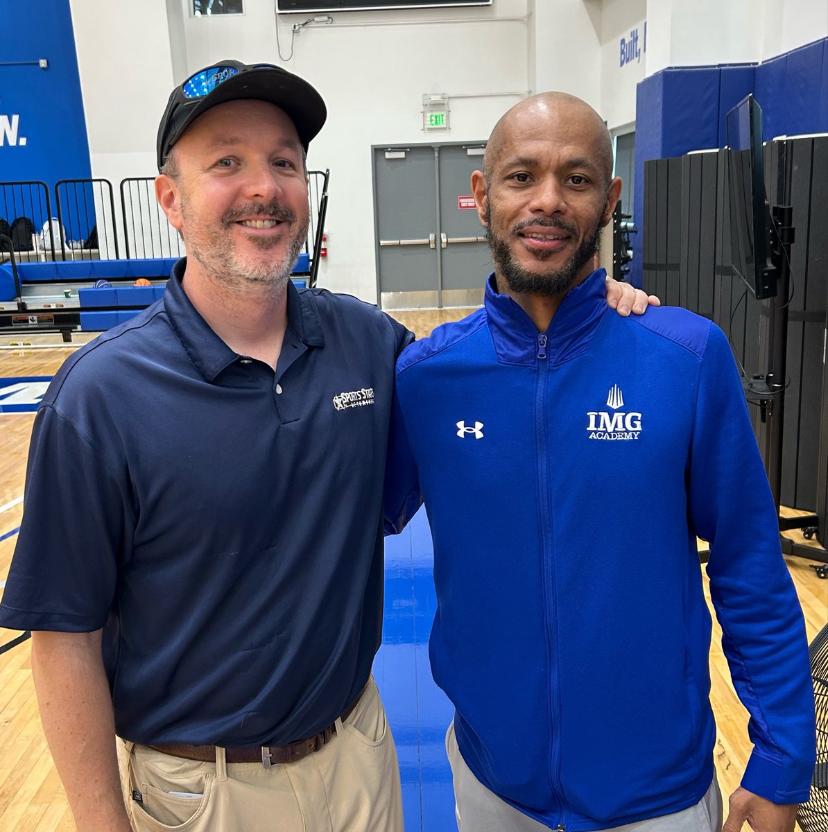 JoeMcCann3's tweet photo. Just a couple guys making use of things they learned at @MarquetteU.
Good to see @cdell112 at IMG Academy! https://t.co/YYt5jK7kcJ