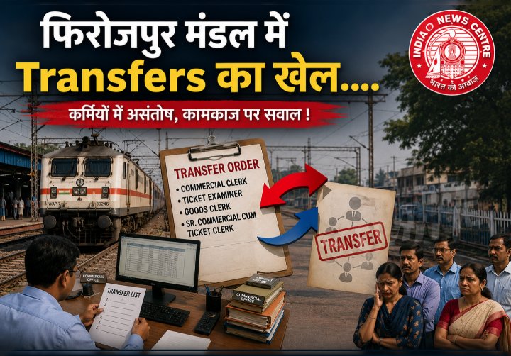 centre_india's tweet photo. 🚉 Railway: फिरोजपुर मंडल में तबादलों का खेल: कर्मचारियों को रिलीव नहीं.....
https://t.co/OLDuj9P5iq https://t.co/XFODMPrIgB