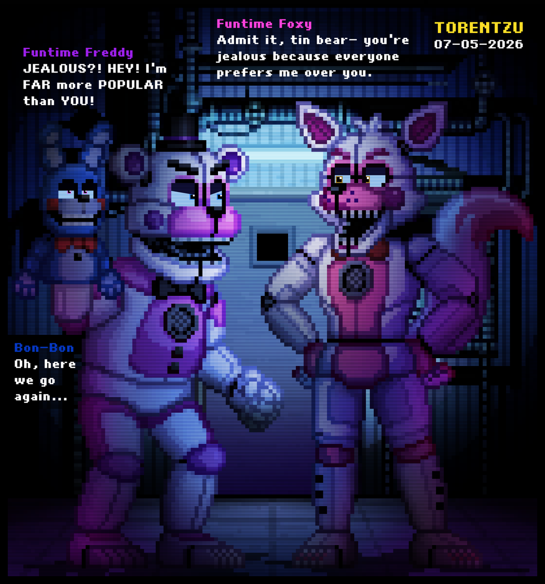 FNAF SL - Rivalry (ibisPaint X) #FNAF