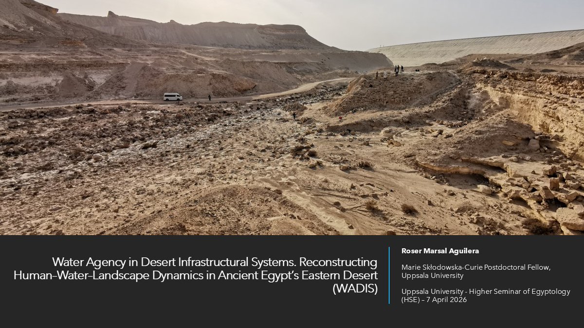 RoserMarsal's tweet photo. Today at the Higher Seminar of Egyptologuly at @uppsalauni #wadis #MSCAproject ⬇️⬇️⬇️⬇️ https://t.co/aTo4owEkFF