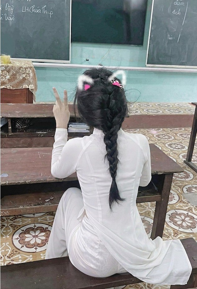 Áo Dài Nữ Sinh (@aodainusinh) on Twitter photo 